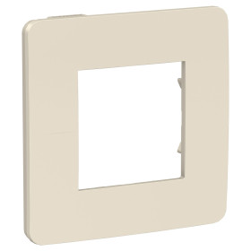 Schneider Electric Unica Studio Бежевая/Бежевая Рамка 1-ная