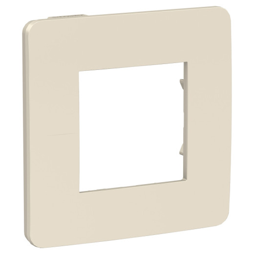 UNICA STUDIO рамка 1-постовая, бежевый/бежевый