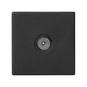 Simon Connect Графит Плата с TV разъёмом, папа , под винт, 45х45мм