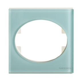 ABB NIE Tacto Стекло Лазурь Рамка 1-ая
