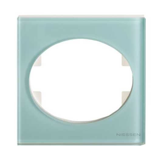 ABB NIE Tacto Стекло Лазурь Рамка 1-ая