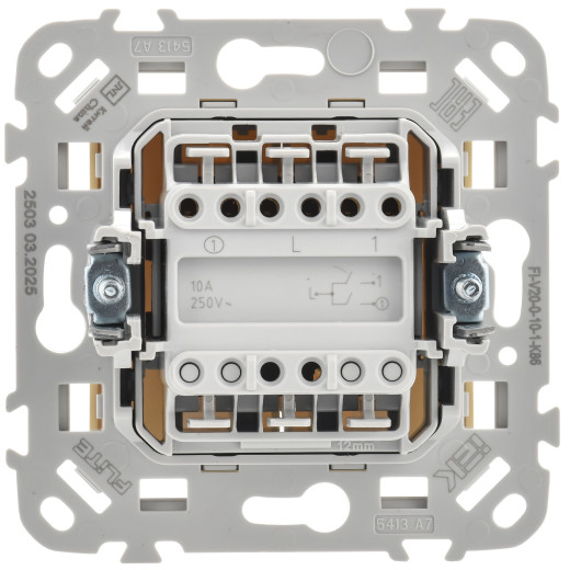 FLITE Выключ. 2-кл. 10А ВС12-1-0-ФлСл сл IEK