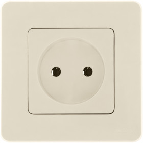 Legrand/Daccord INSPIRIA Слоновая кость Розетка 2К - 16 А - 250 В.