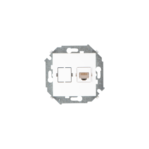 Simon 15 Белый Розетка компьютерная RJ45 кат.5е