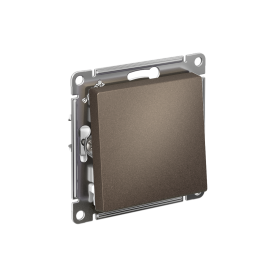 Systeme Electric AtlasDesign Мокко Выключатель 1-клавишный 2-полюсный, 10А, механизм
