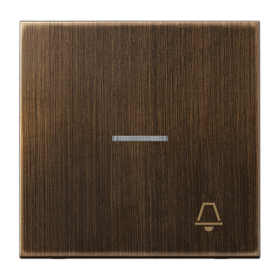 JUNG клавиша  с линзой, латунь Antik