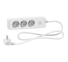 Schneider Electric Unica Extend Бел Удлинитель 3 розетки 2К+З, кабель 1,5м