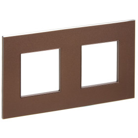 IEK SKANDY Металл Шоколад Рамка 2-ая SK-F32Br