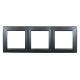 Рамка 3 поста, графит