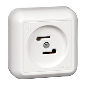 Systeme Electric Blanca Наруж бел розетка радио 30В 50-10000Гц (опт.упак.)