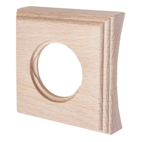 BIRONI Шедель Бук Натурэль Рамка 1-ая на бревно 280мм (скрытый монтаж)