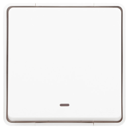 Выключатель ЭРА Эксперт 11-1502-01 с подсветкой IP55 10АХ-250В ОУ белый