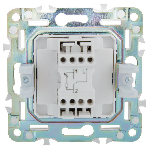 SKANDY Выключ. 1-кл. прох. с инд. 10А SK-V08Sa песоч. IEK