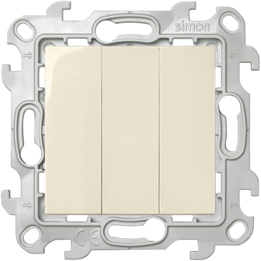 Трехклавишный выключатель, сл.кость