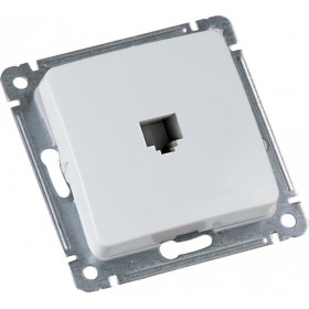 Hegel Мастер внутр Белая РСТ-400 Розетка телефонная, механизм