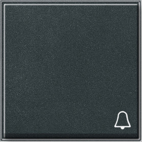 Gira TX-44 Антрацит Клавиша 1-ая с символом звонок