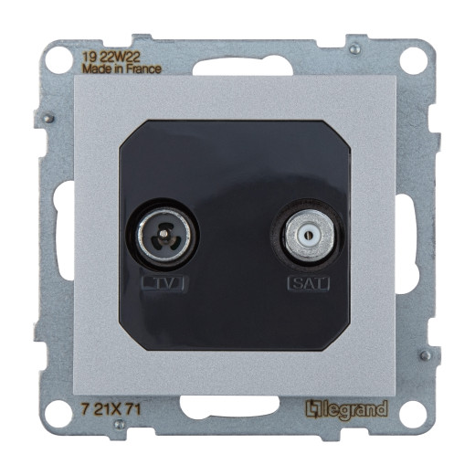 SUNO. Розетка TV-SAT двухкабельная. Цвет 