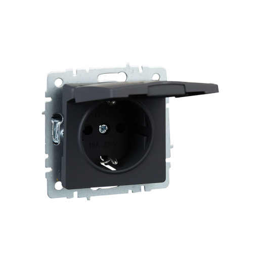 BRITE Роз. с з/к/ш с кр. 16А IP20 РСбш10-3-БрГ граф. IEK