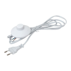 EKF Шнур для бра с ножным выключателем 2 м 2*0.5 мм2.