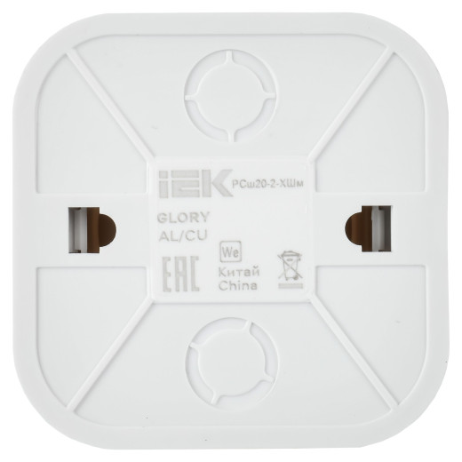 GLORY Роз. без з/к с з/ш о/у 10А РСш20-2-ХШм шамп. м. IEK