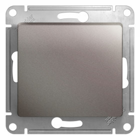 Systeme Electric Glossa Платина Кнопка нажимная, сх.1, 10AX,