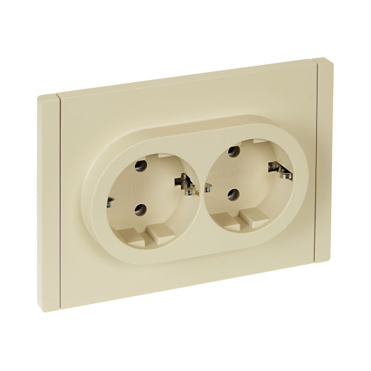 FORTE&PIANO Роз. 2-я с з/к без з/ш б/к 16А FP424 ван. IEK