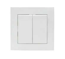 EKF PROxima Валенсия выключатель 2-кл. 10А белый.