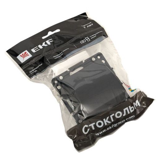 Стокгольм Механизм Кабельного вывода черный EKF PROxima