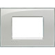 Livinglight Рамка прямоугольная, 3 модуля, цвет Серое небо