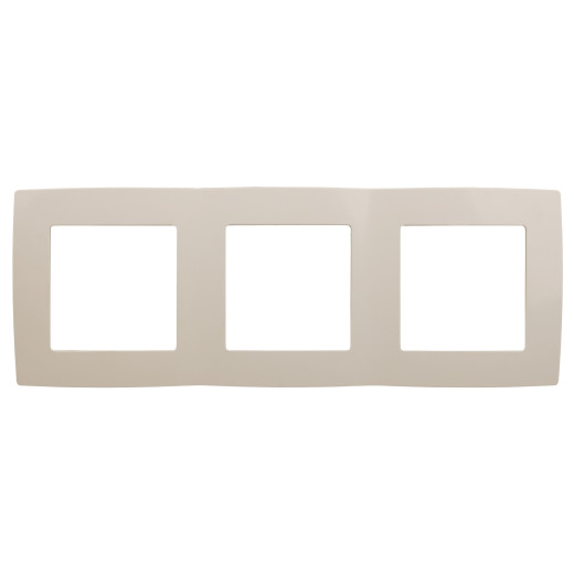 12-5003-02 ЭРА Рамка на 3 поста, Эра12, слоновая кость (15/150/3000)