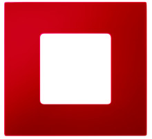 Simon 27 Play Красная Рамка-декор 1-ая