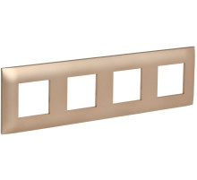IEK SKANDY Песочный Рамка 4-ая SK-F04Sa