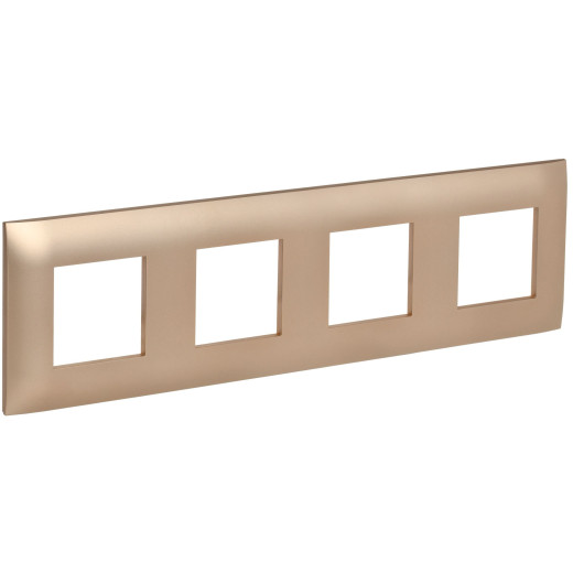 SKANDY Рамка 4-мест. SK-F04Sa песоч. IEK