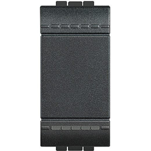 Livinglight Переключатель с автоматическими клемами, размер 1 модуль, цвет антрацит