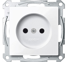 Schneider Electric Merten SM Бел Актив Механизм розетки б/з со шторками
