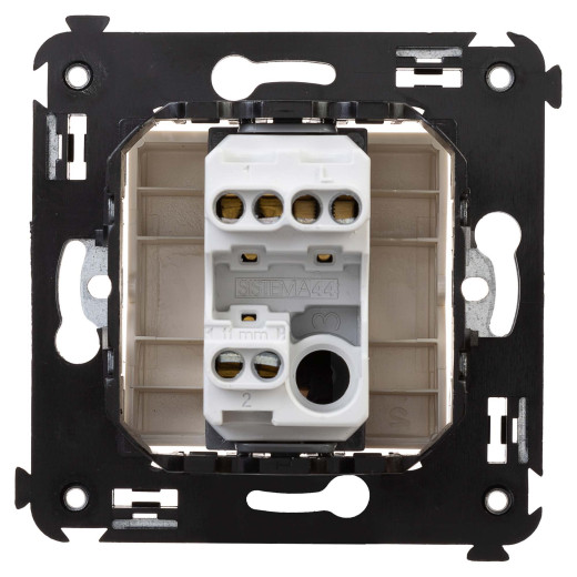 Переключатель одноклавишный в стену, Avanti, ванильная дымка