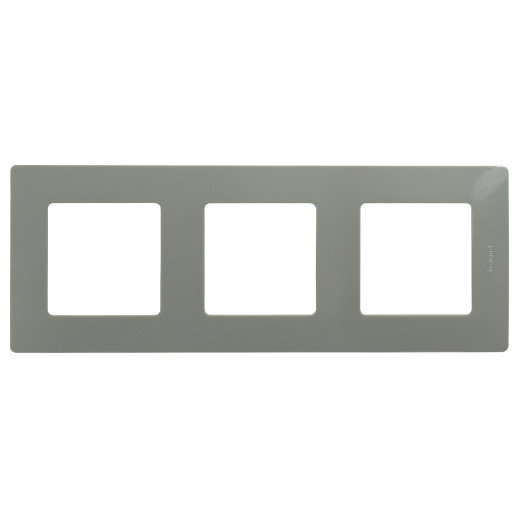 Рамка 3 поста - Legrand Etika - светлая галька