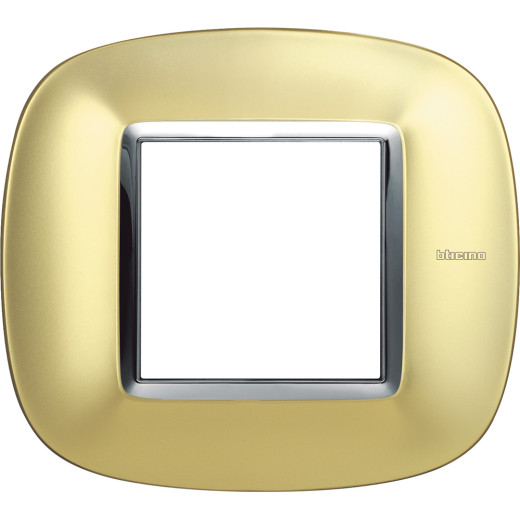 Ax. Рамка 2П Овал. Матовое золото