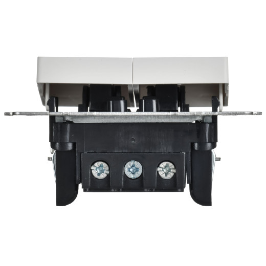 BRITE Выключ. 2-кл. с инд. отел. 10А ВС10-2-9-БрАБ а/б IEK