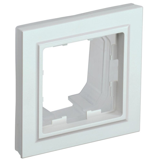 BRITE Рамка 1-мест. IP44 РУ-1-БрЖ-44 жемч. IEK