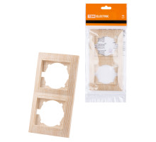 TDM Рамка 2-х постовая вертикальная сосна 