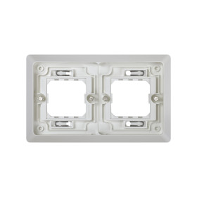 Simon 44 Aqua Серая Рамка 2-ая, скрытая проводка