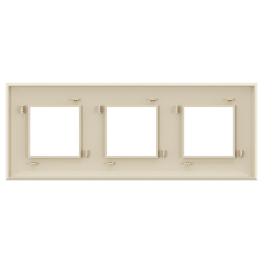 Рамка 3 поста (6 мод.), Avanti, ванильная дымка