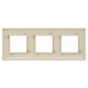 Рамка 3 поста (6 мод.), Avanti, ванильная дымка