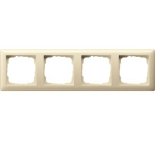 Gira Standard 55 Крем глянц Рамка 4-ая