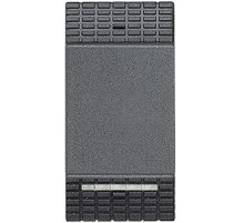 BT LV Антрацит Клавиша 1-ая с линзой подсветки, 1 мод.