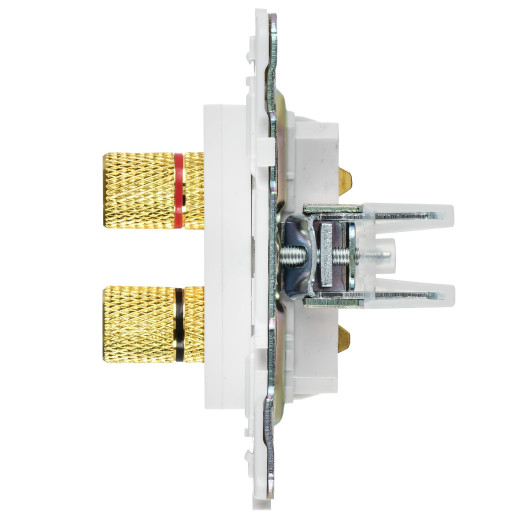 SKANDY Аудиорозетка 4-мест. SK-A01W арк. бел. IEK