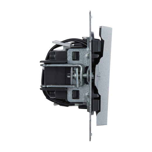 SUNO. Переключатель двухклавишный 10АХ 250В с подсветкой. Цвет 