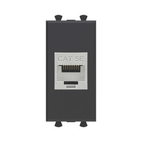 DKC Avanti Компьютерная розетка RJ-45 без шторки модульная, кат.5е экранированная, 