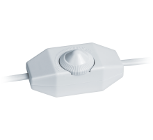 Navigator Шнур 61 602 NPS-FS02-170-2x0.5-WH 1.7 м с диммируемым выкл. белый